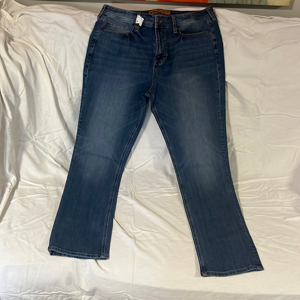 Jeans barely worn dry cleaned